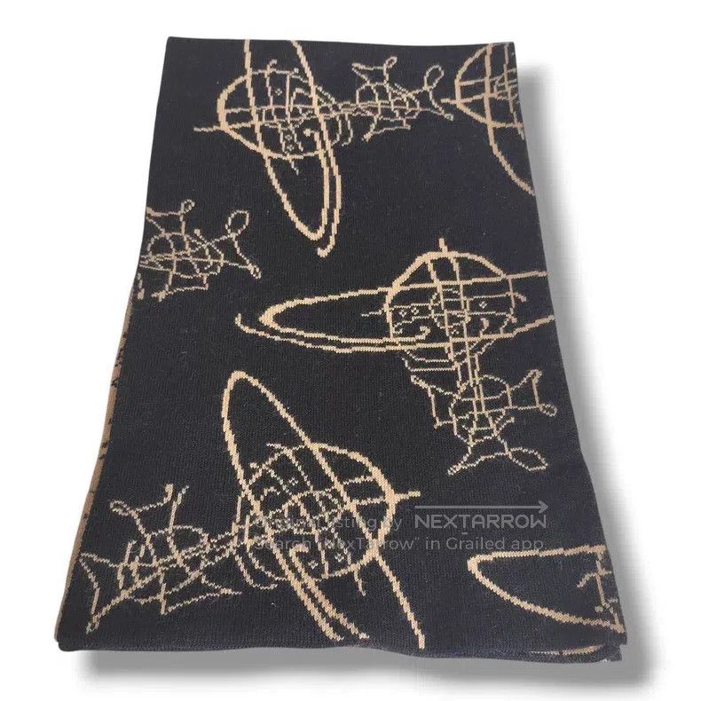 Vivienne Westwood Vivienne Westwood Saturn Printed Woolen Scarf Size ONE SIZE - 2 Thumbnail