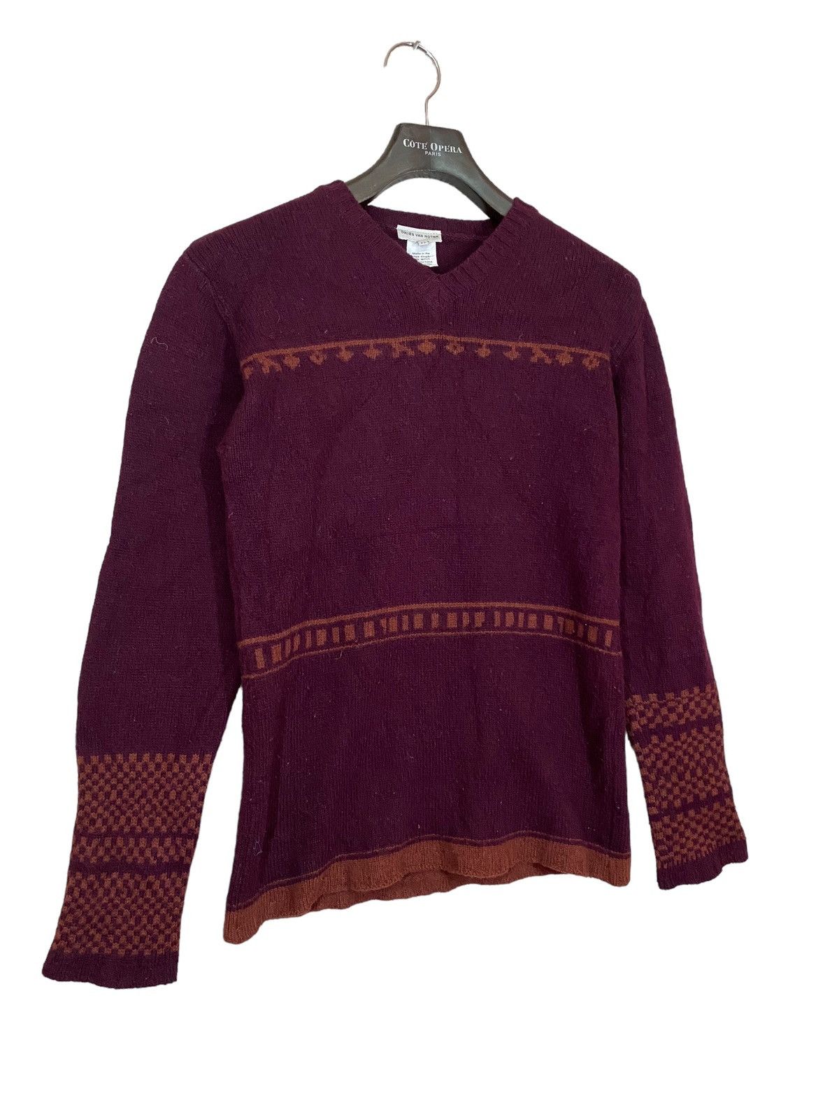 Dries Van Noten 🔥GRAILS🔥Vintage 90s Dries van noten knit wool sweater Size US M / EU 48-50 / 2 - 2 Thumbnail