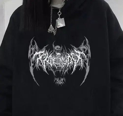 Japanese Brand × Vintage Suicideboys Inspired Ghostmane Inspired Punk Emo Hoodie Size US L / EU 52-54 / 3 - 4 Thumbnail