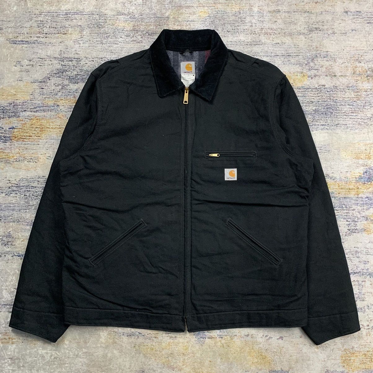 image of Carhartt Detroit Jacket in Black, Men's (Size XL)