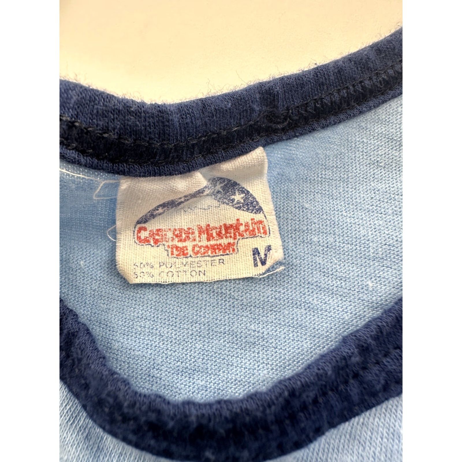 Vintage VINTAGE Cascade Mountain Tee Company Tank Bull Shirt Womens Medium Blue Sleeveless 60s 70s Sports Tank Top Women M Blue Size M / US 6-8 / IT 42-44 - 6 Thumbnail