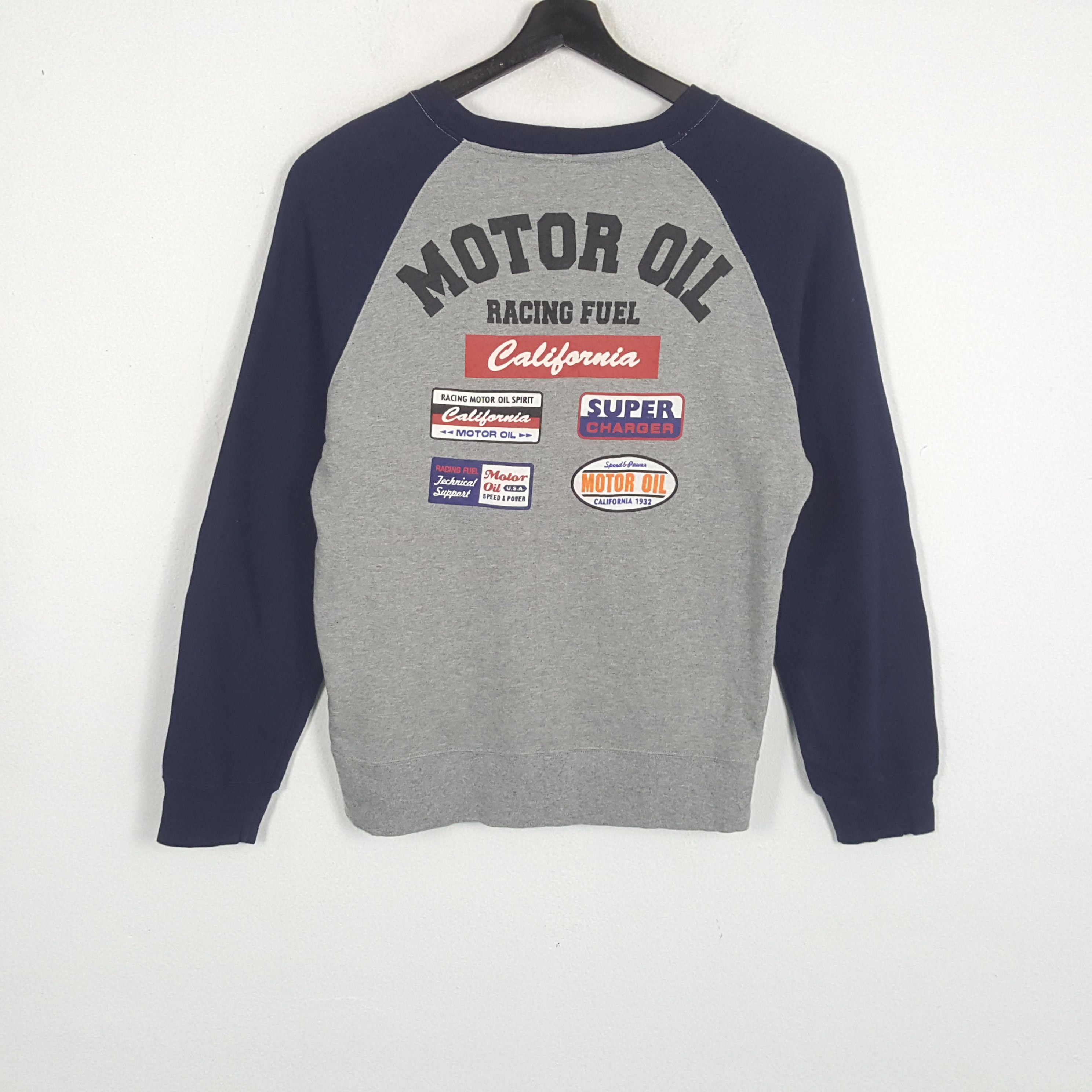 Vintage 76 RACING OIL Promo Style Sweatshirt Size US M / EU 48-50 / 2 - 1 Thumbnail