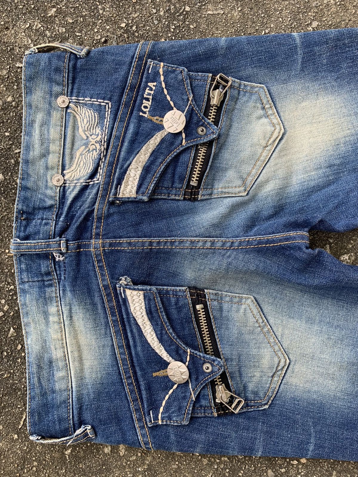 Lolita Jeans Lolita Streching Flare Jeans Pants Size US 29 - 12 Thumbnail