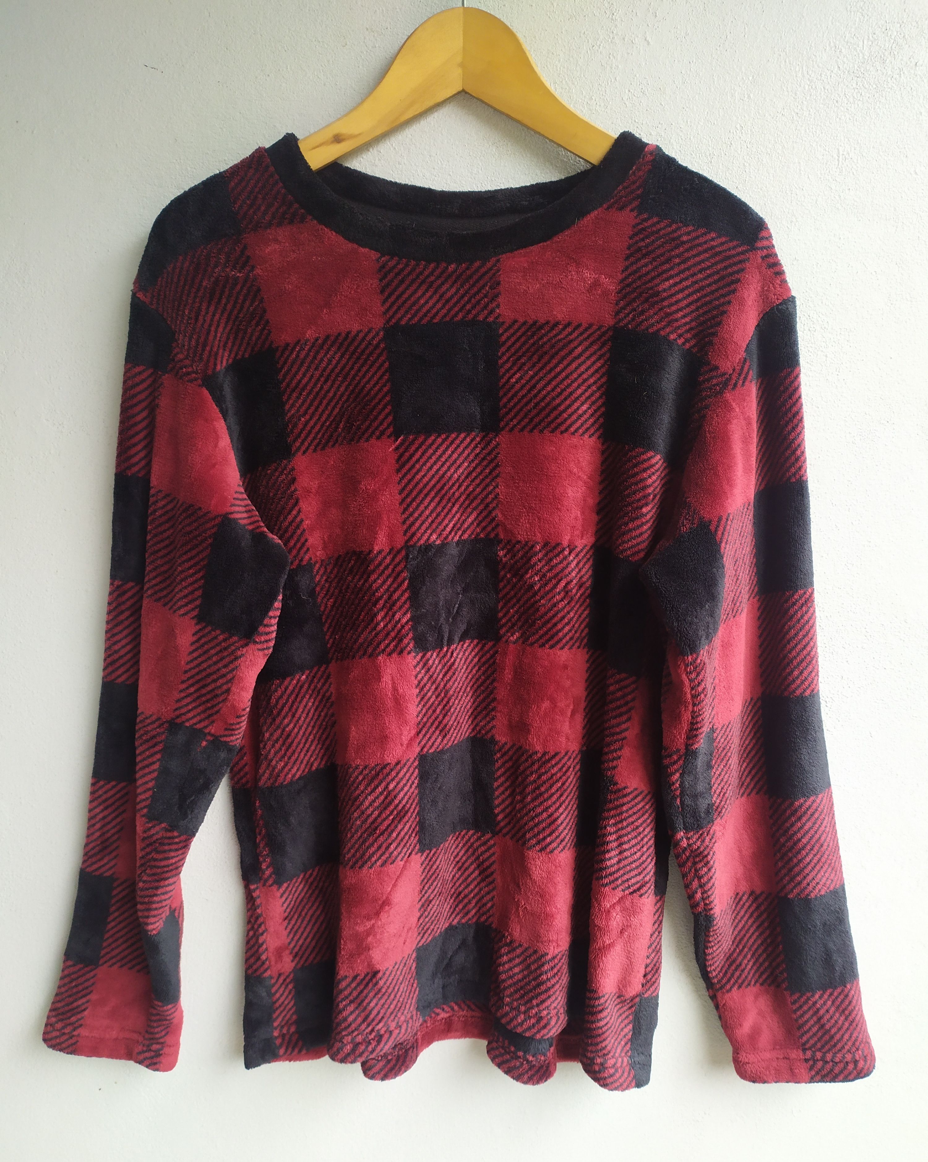 If Six Was Nine × Japanese Brand Japanese GU Fleece Long Sleeve Shirt Size US L / EU 52-54 / 3 - 1 Thumbnail