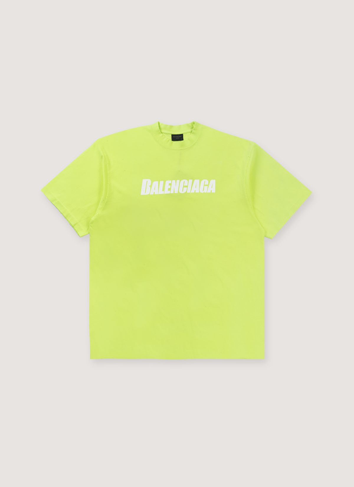 Balenciaga Caps Overd Tee Neon Size US XS / EU 42 / 0 - 1 Thumbnail