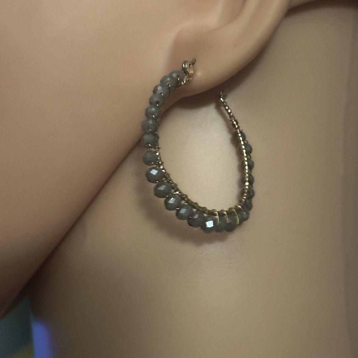 Other Frenzy beaded hoop earrings Size ONE SIZE - 2 Thumbnail