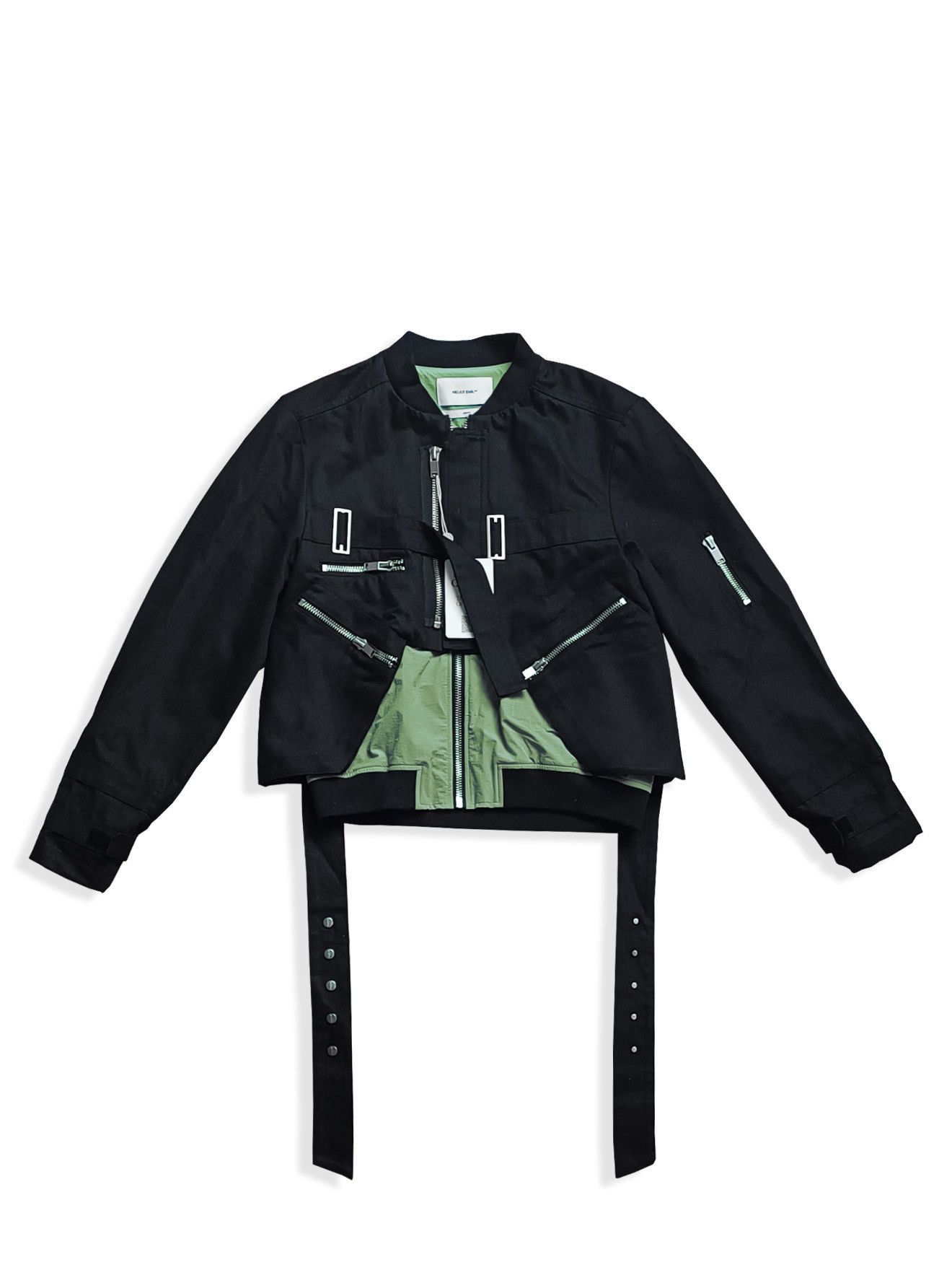 Heliot Emil HELIOT EMIL™ Double Layered Zipped Jacket 'Black' SS18 Size US M / EU 48-50 / 2 - 3 Thumbnail