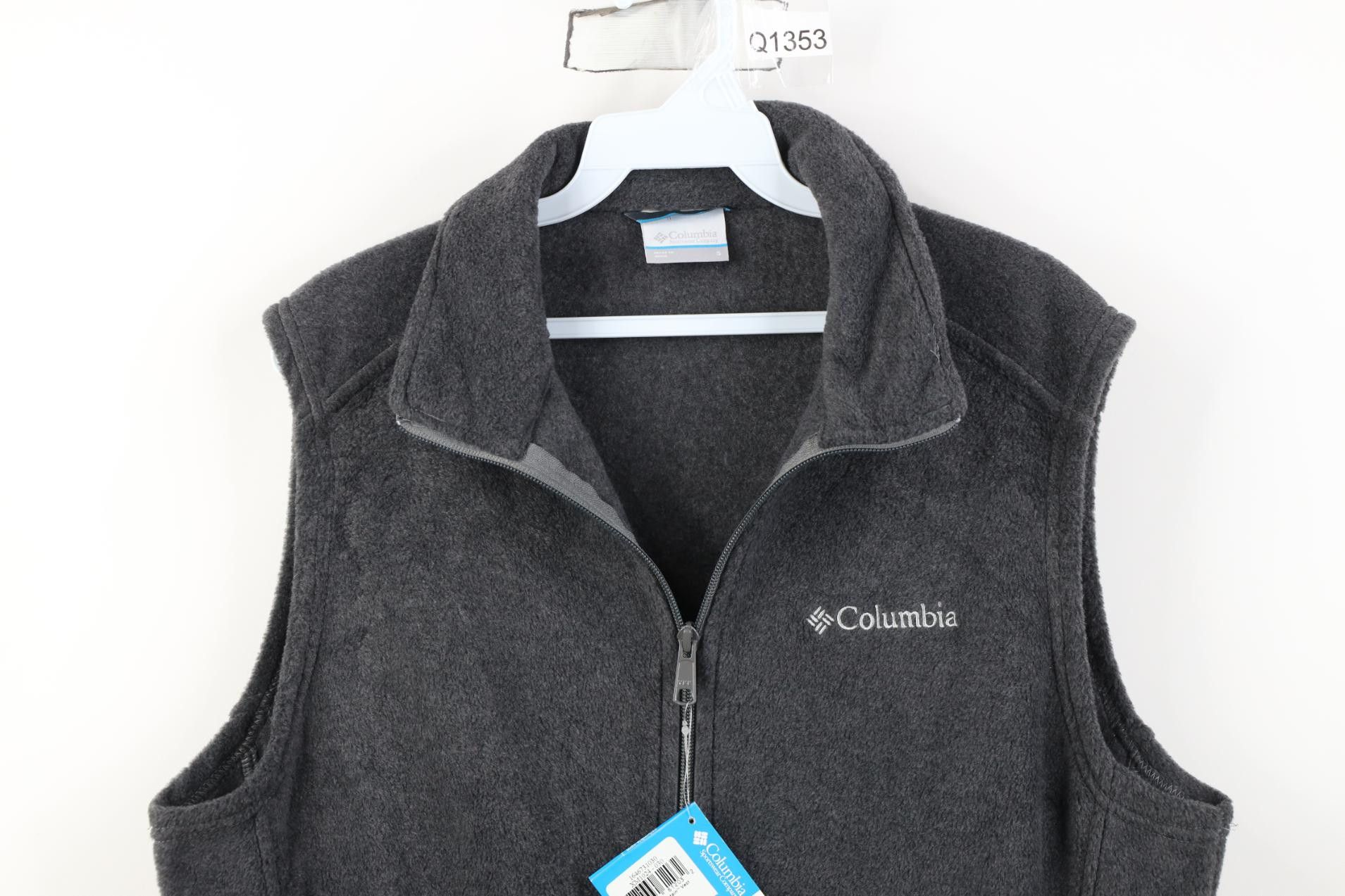 Columbia Deadstock Y2K Columbia Full Zip Fleece Vest Jacket Gray Size US S / EU 44-46 / 1 - 2 Thumbnail