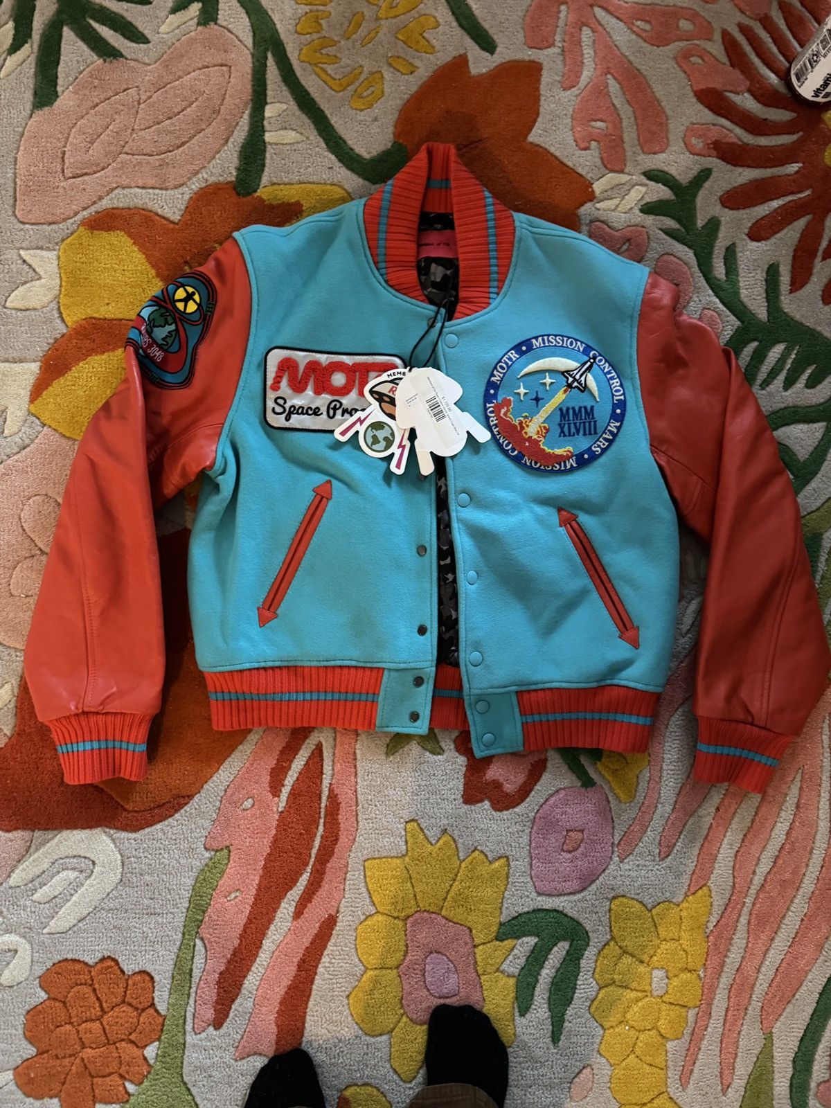 Other Members of the Rage Classic Varsity Jacket in Cyan Blue Size US M / EU 48-50 / 2 - 1 Thumbnail
