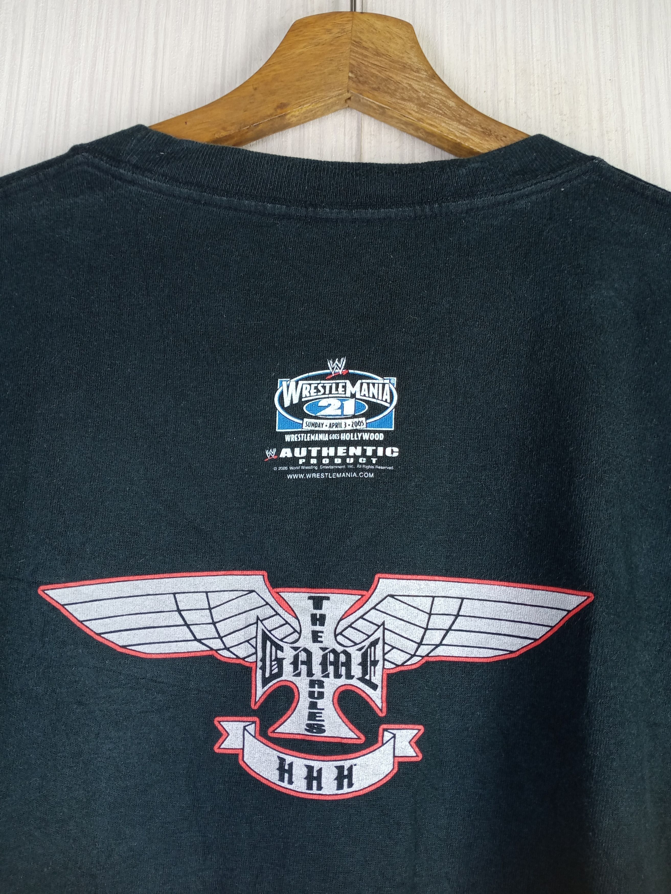 WWE Rare Vintage 2000s WWE Triple H Tshirt Size US L / EU 52-54 / 3 - 4 Thumbnail