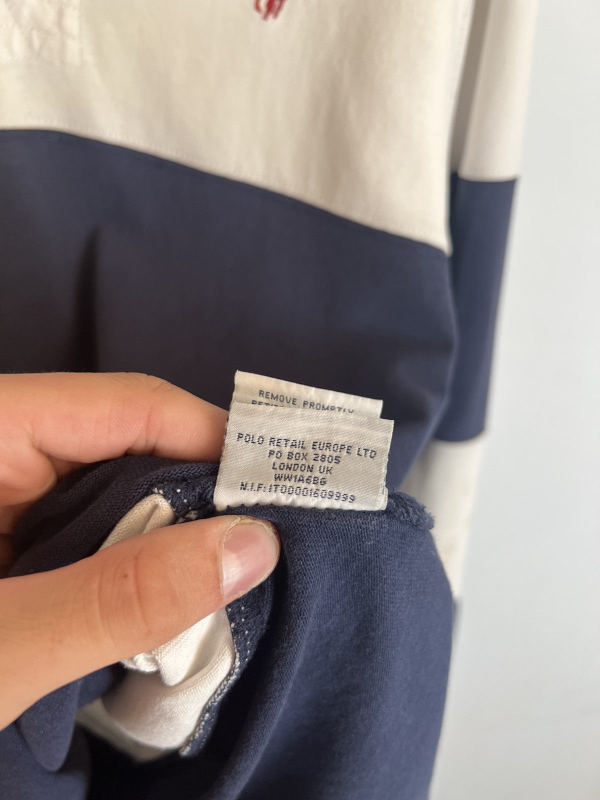 Polo Ralph Lauren Vintage Polo Ralph Lauren Rugby Shirt Red & Blue Striped Size US M / EU 48-50 / 2 - 10 Thumbnail