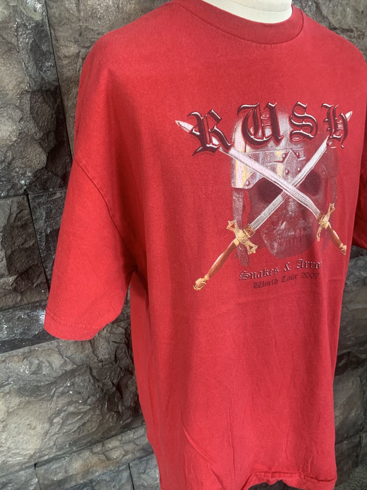 Band Tees Vintage 2007 Rush World Tour Rock Band T shirt Size US XL / EU 56 / 4 - 5 Thumbnail