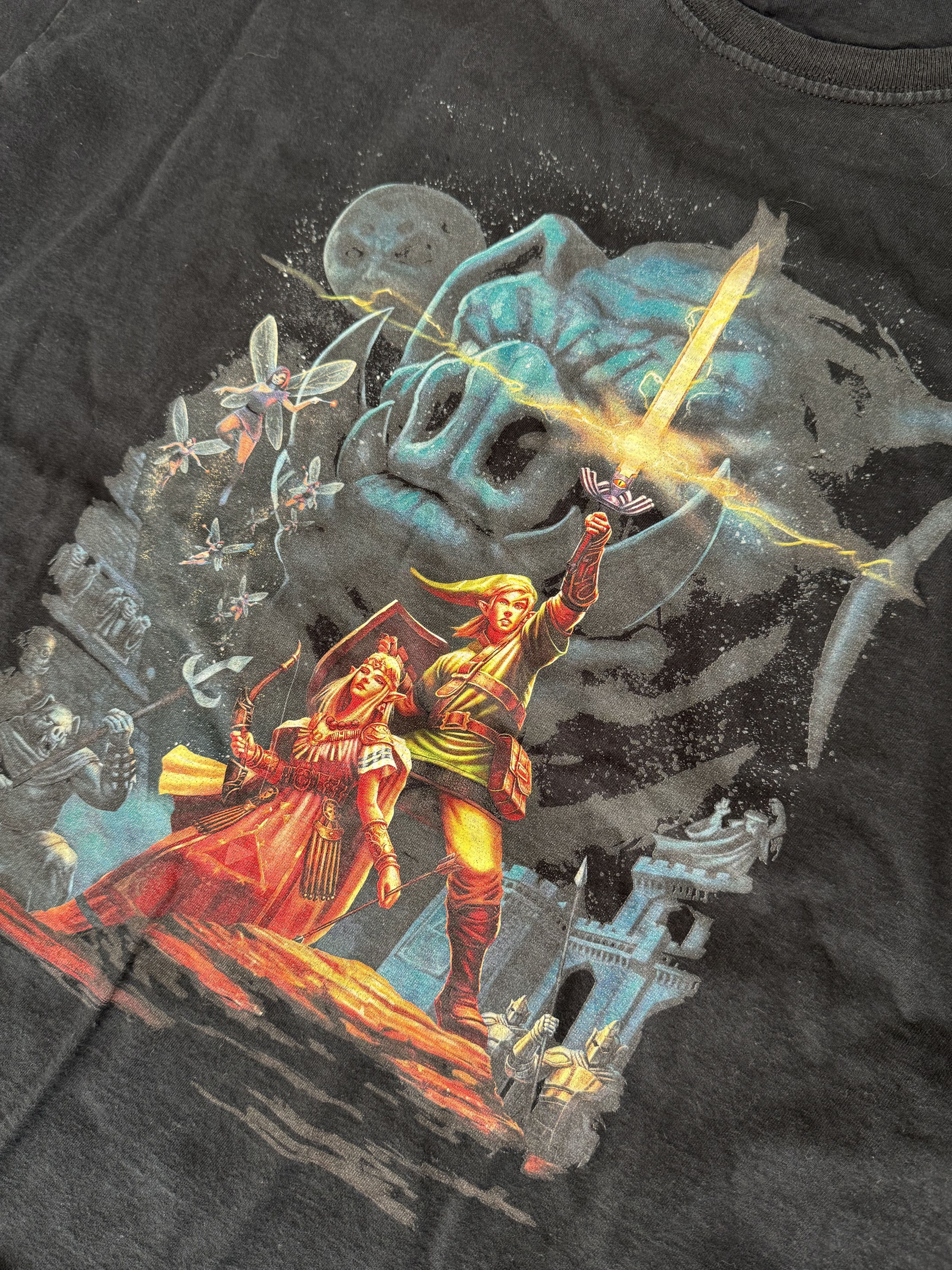 Nintendo Y2K NINTENDO ZELDA T-SHIRT Size US XXL / EU 58 / 5 - 3 Thumbnail