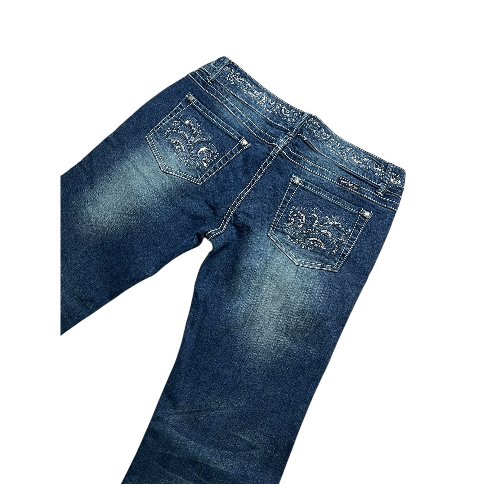 Other Y2K Trinity Ranch Women’s Jeans Sz 12 Dark Western 30x31 Size 34" / US 12 / IT 48 - 11 Thumbnail