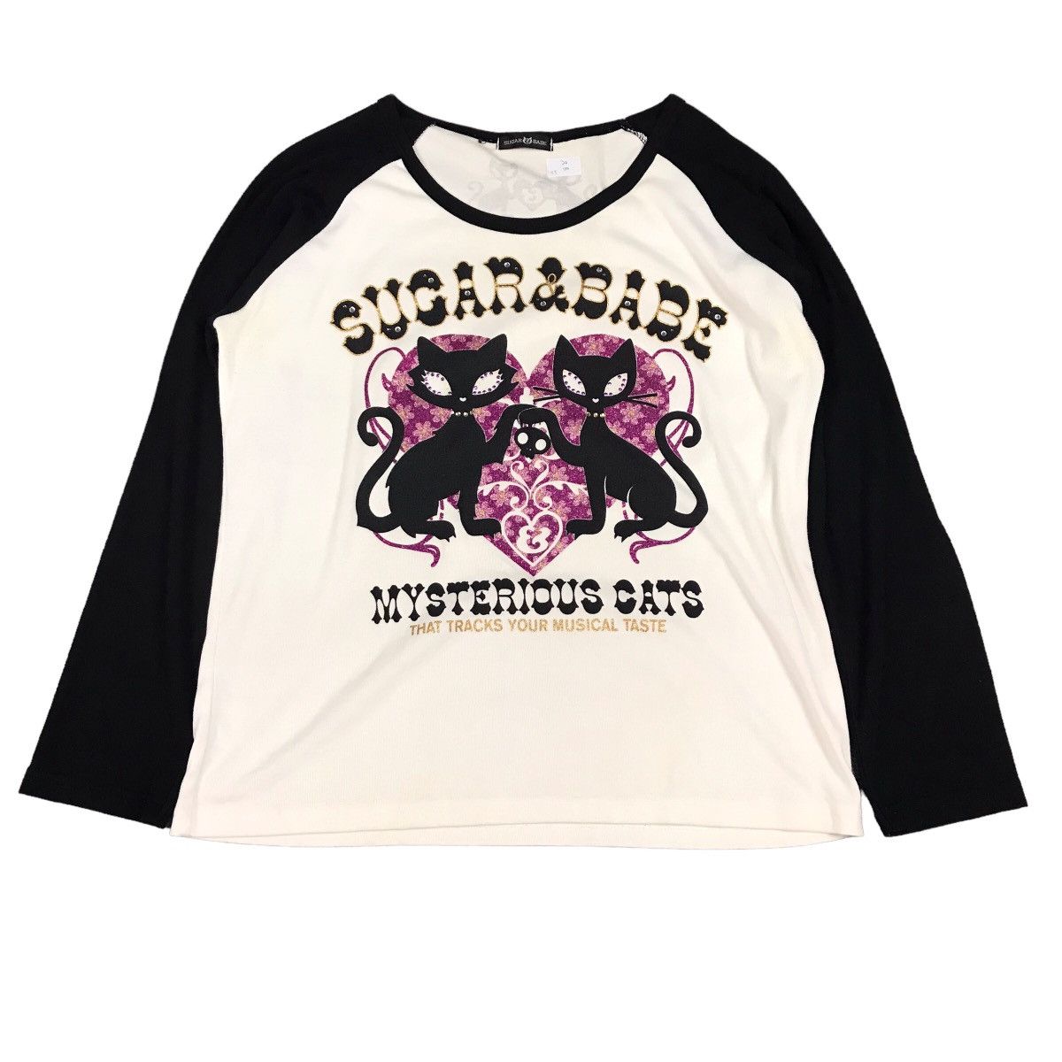 Hysteric Glamour × Japanese Brand SUGER BABE MYSTERIOUS CATS PUNK STYLE TSHIRT Size US M / EU 48-50 / 2 - 1 Thumbnail