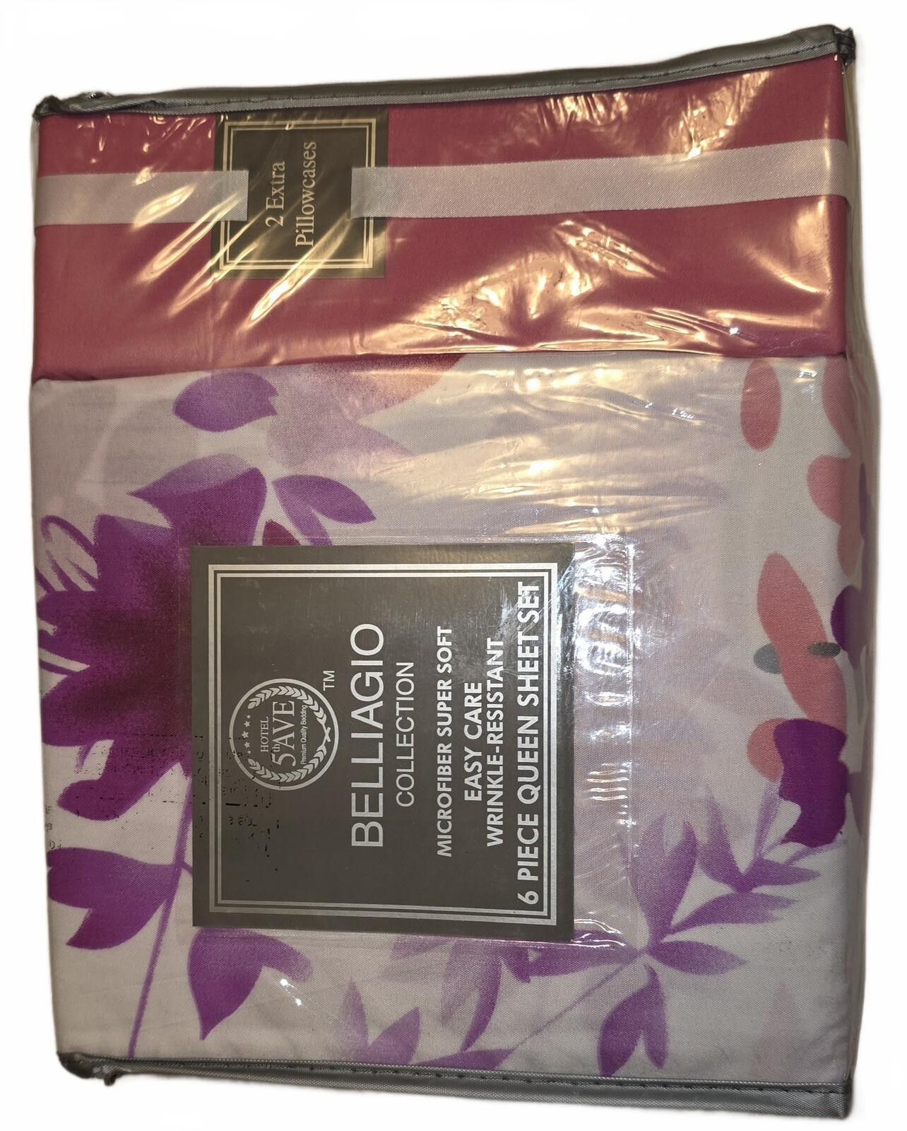 Other Bellagio 6 Piece Queen Sheet Set w/ 2 Extra Pillowcases Size ONE SIZE - 2 Thumbnail