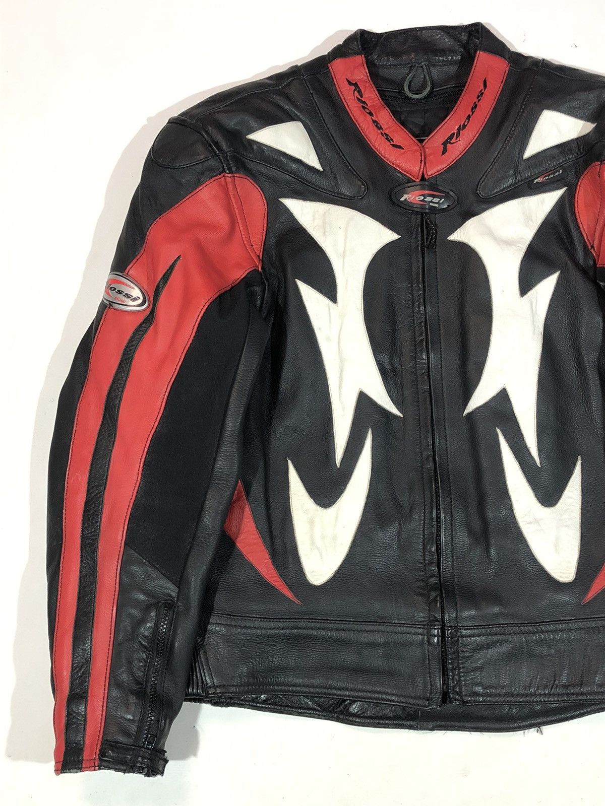 Ferrari × Honda × Yamaha Riossi Motorcycle Leather Jacket Racing Size US L / EU 52-54 / 3 - 7 Thumbnail