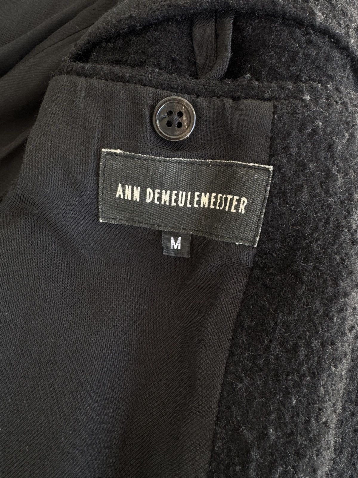 Ann Demeulemeester Textured overcoat Size US M / EU 48-50 / 2 - 4 Thumbnail
