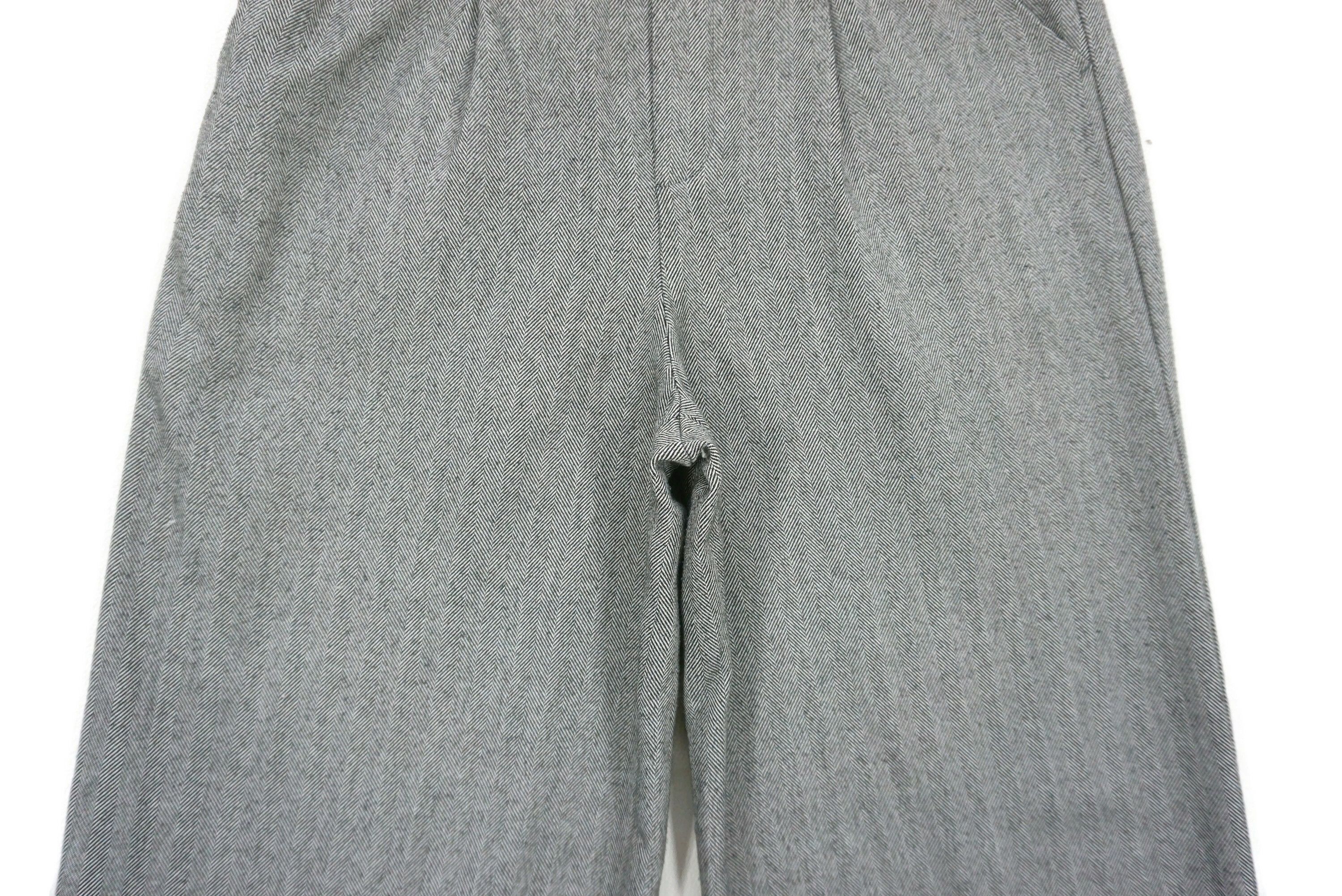 Japanese Brand GU Pants Size W26xL27 Wide Leg Baggy Cropped Trousers Size 26" / US 2 / IT 38 - 5 Thumbnail