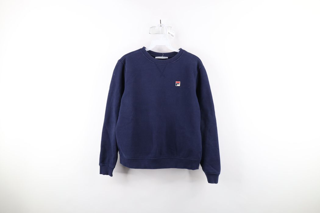 Fila box logo crew hot sale sweatshirt