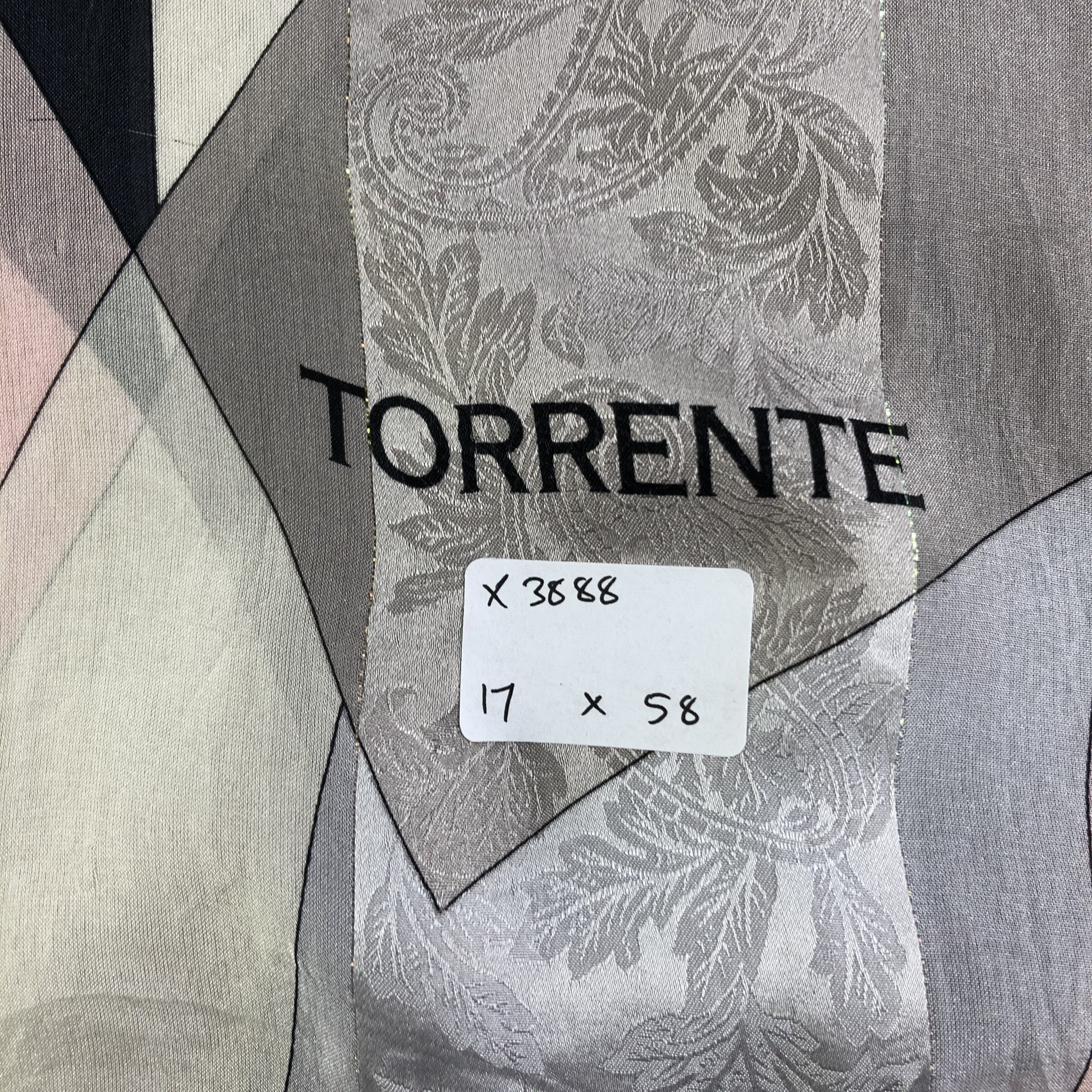 Vintage Vintage Torrente Silk Scarf Size ONE SIZE - 6 Thumbnail