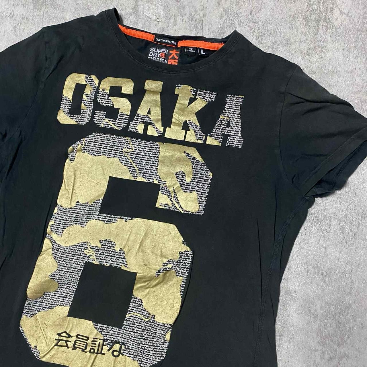 Superdry Black Superdry Osaka tee with gold graphic print Size US L / EU 52-54 / 3 - 2 Thumbnail