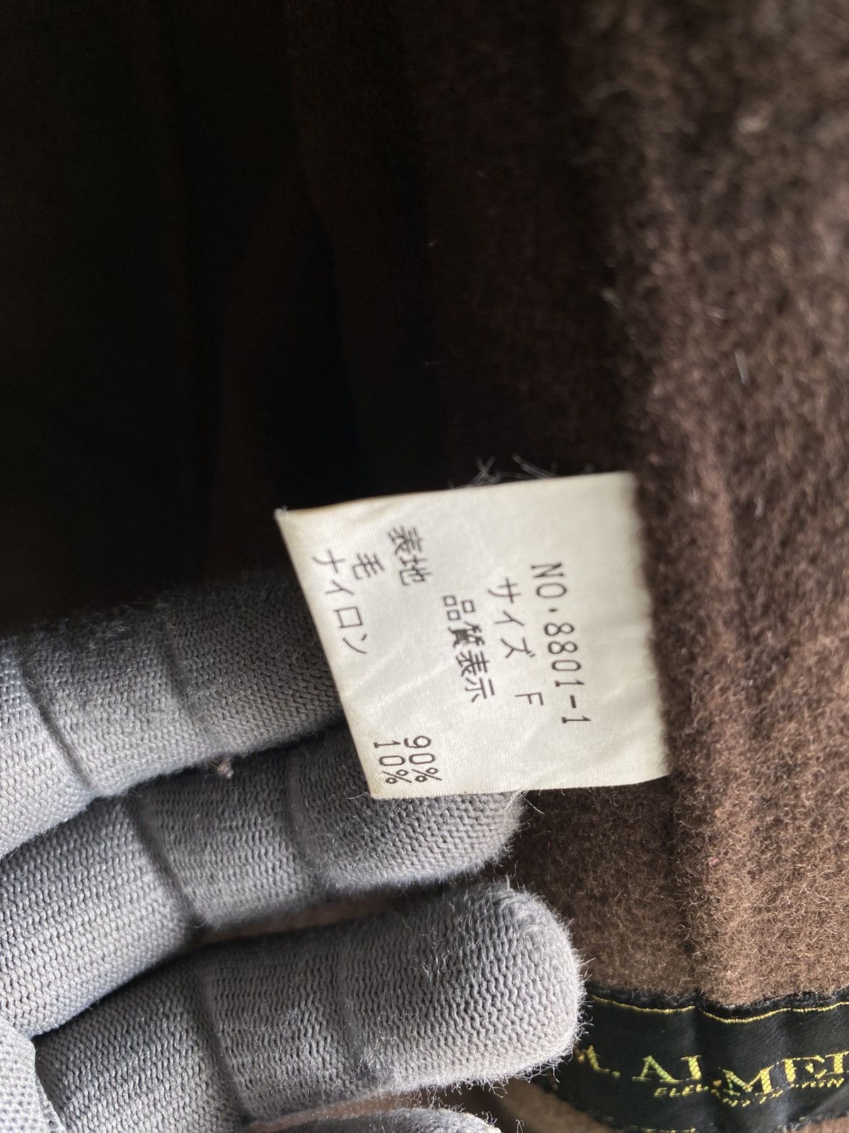 Japanese Brand Vintage St. AJMELDA Elegant Design Plaid Wool Coat Japanese Size L / US 10 / IT 46 - 8 Thumbnail