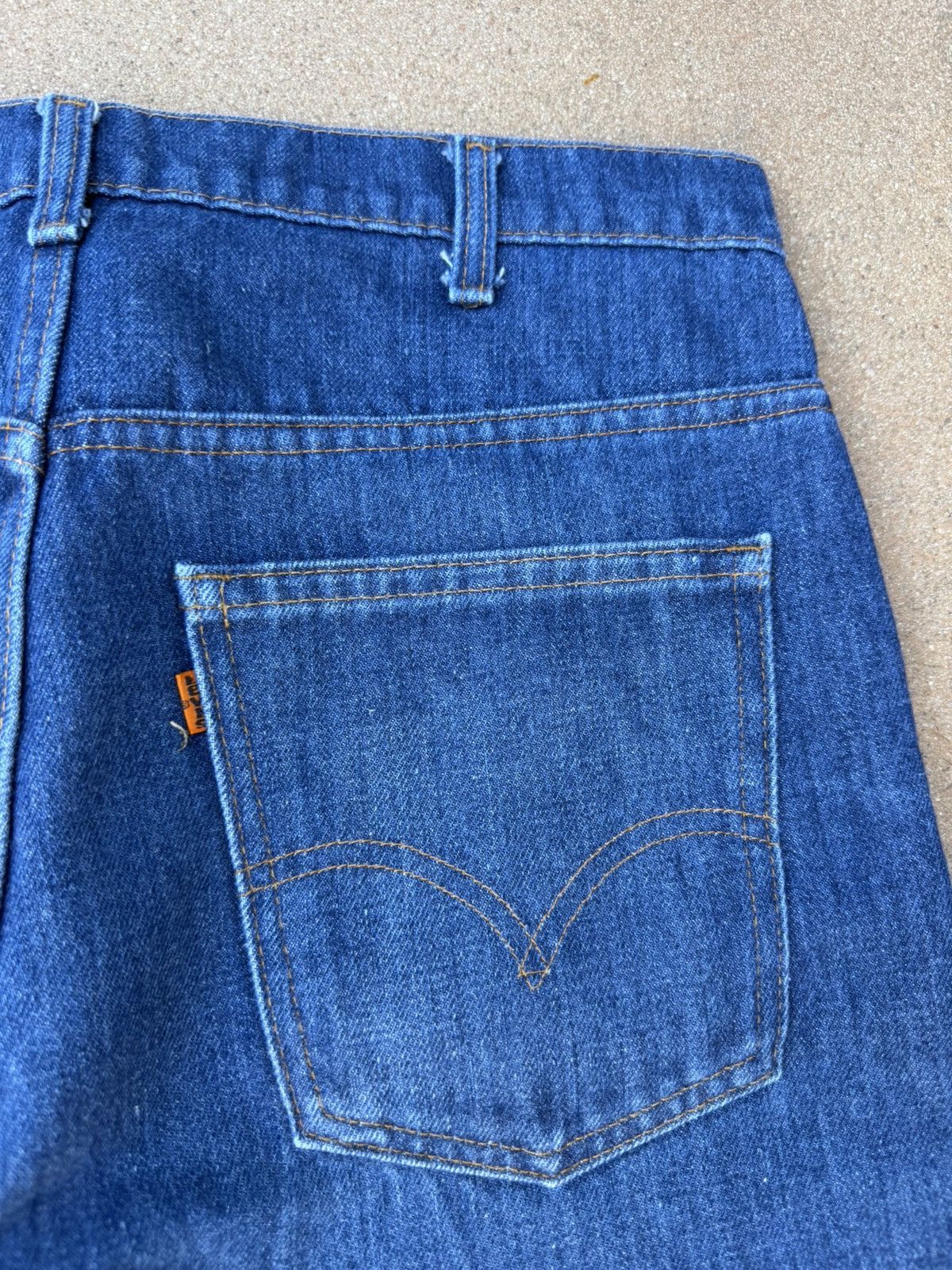Levi's Vtg 70’s Levi’s 646 Orange Tab Bellbottom Flare Jeans 34x28 Size US 34 / EU 50 - 8 Thumbnail