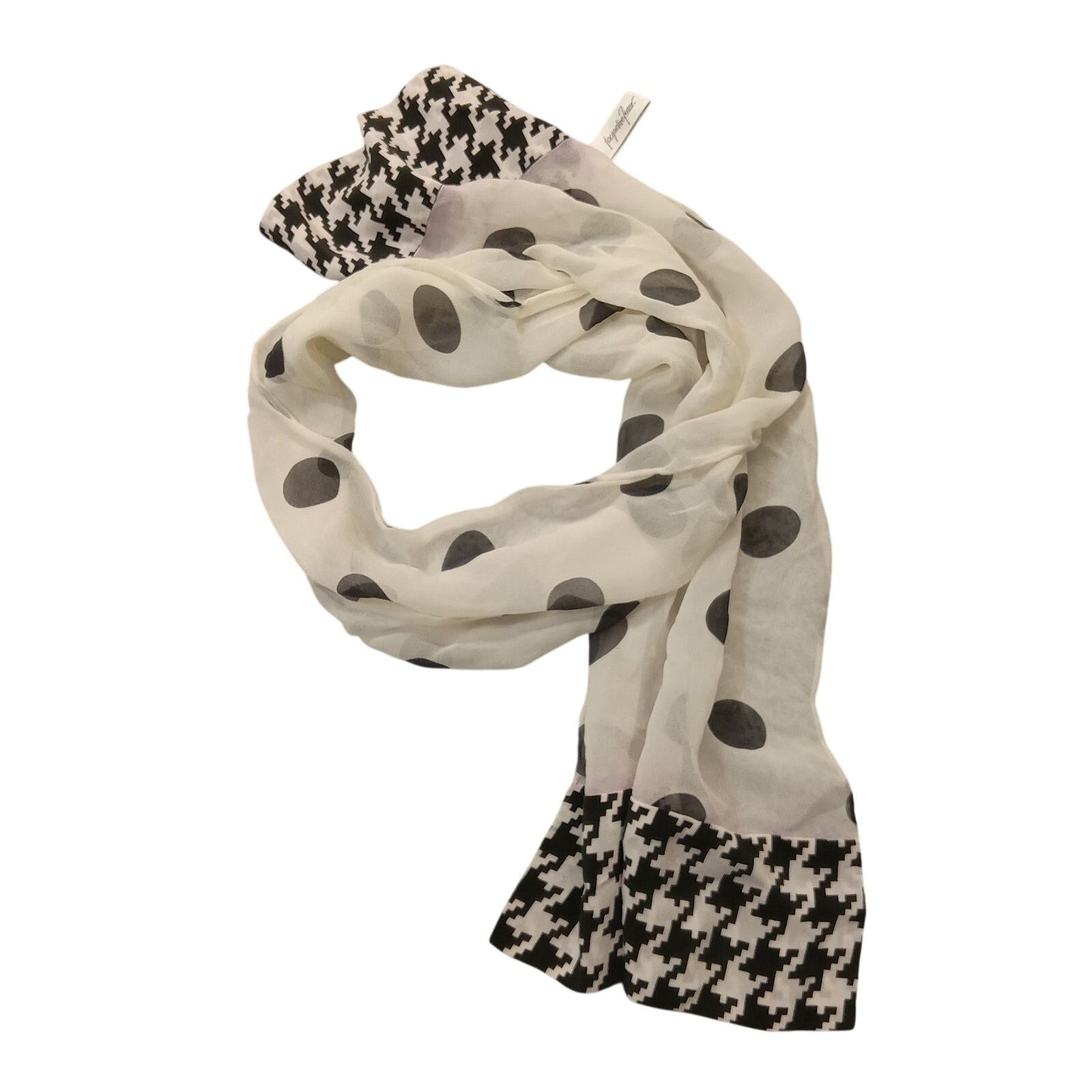 & Other Stories Jacqueline Ferrar Woman's Scarf 11in. X 50in. Silk Black Size ONE SIZE - 1 Thumbnail