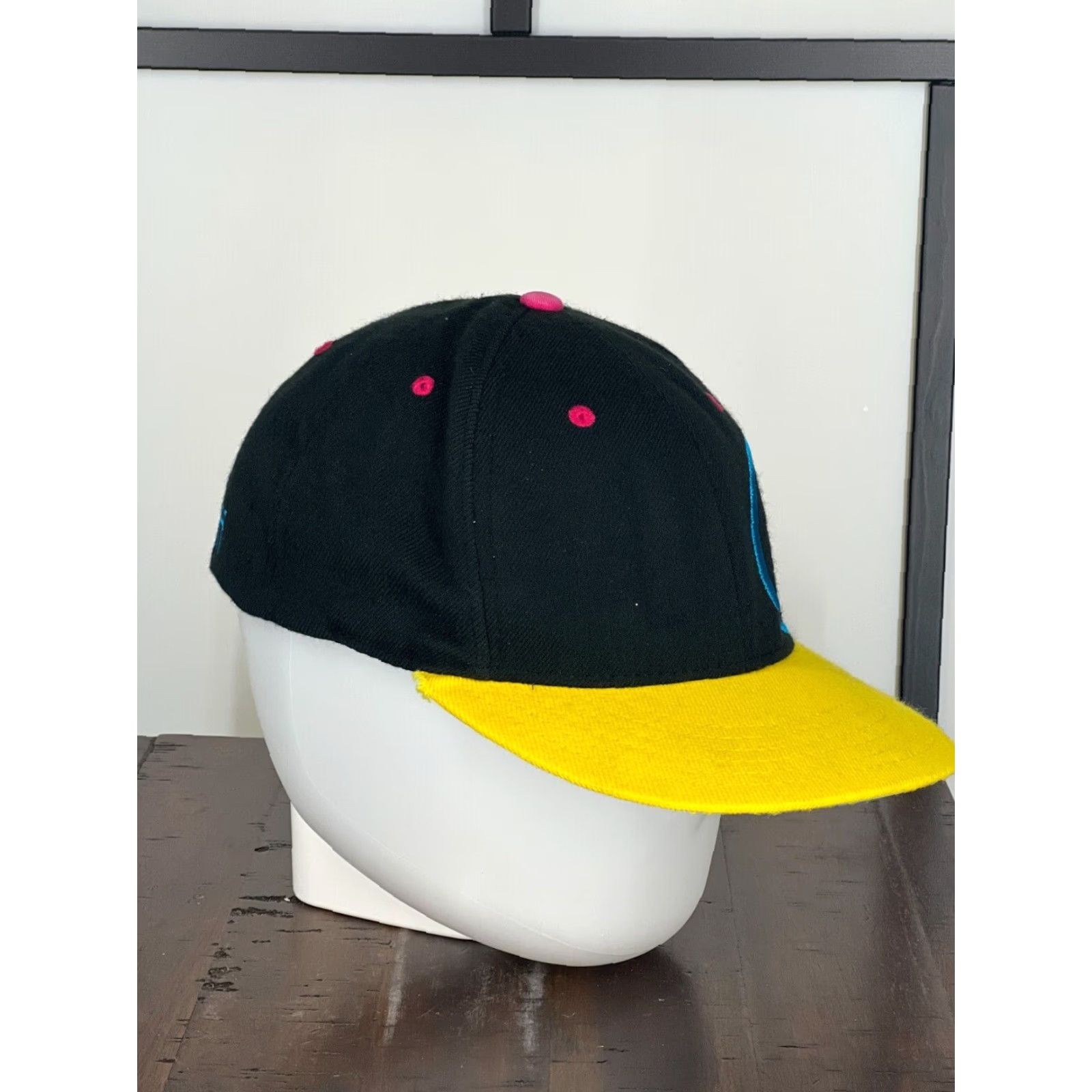 Vintage NEFF Hat Cap Fitted Adult Large Black Skate Skater Surf Cotton Beach Classic F Size ONE SIZE - 6 Thumbnail