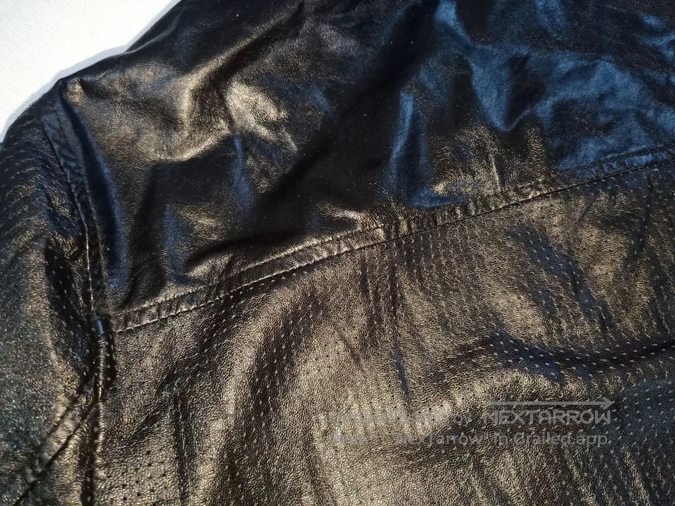 Saint Laurent Paris Saint Laurent Men's Leather Hooded Jacket. Size US L / EU 52-54 / 3 - 7 Thumbnail