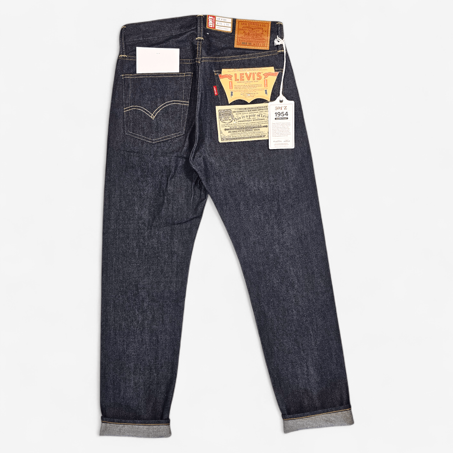 Levi's Vintage Clothing Levi's Vintage Clothing 1954 501 Selvedge Big E Japan Made Size US 31 - 6 Thumbnail