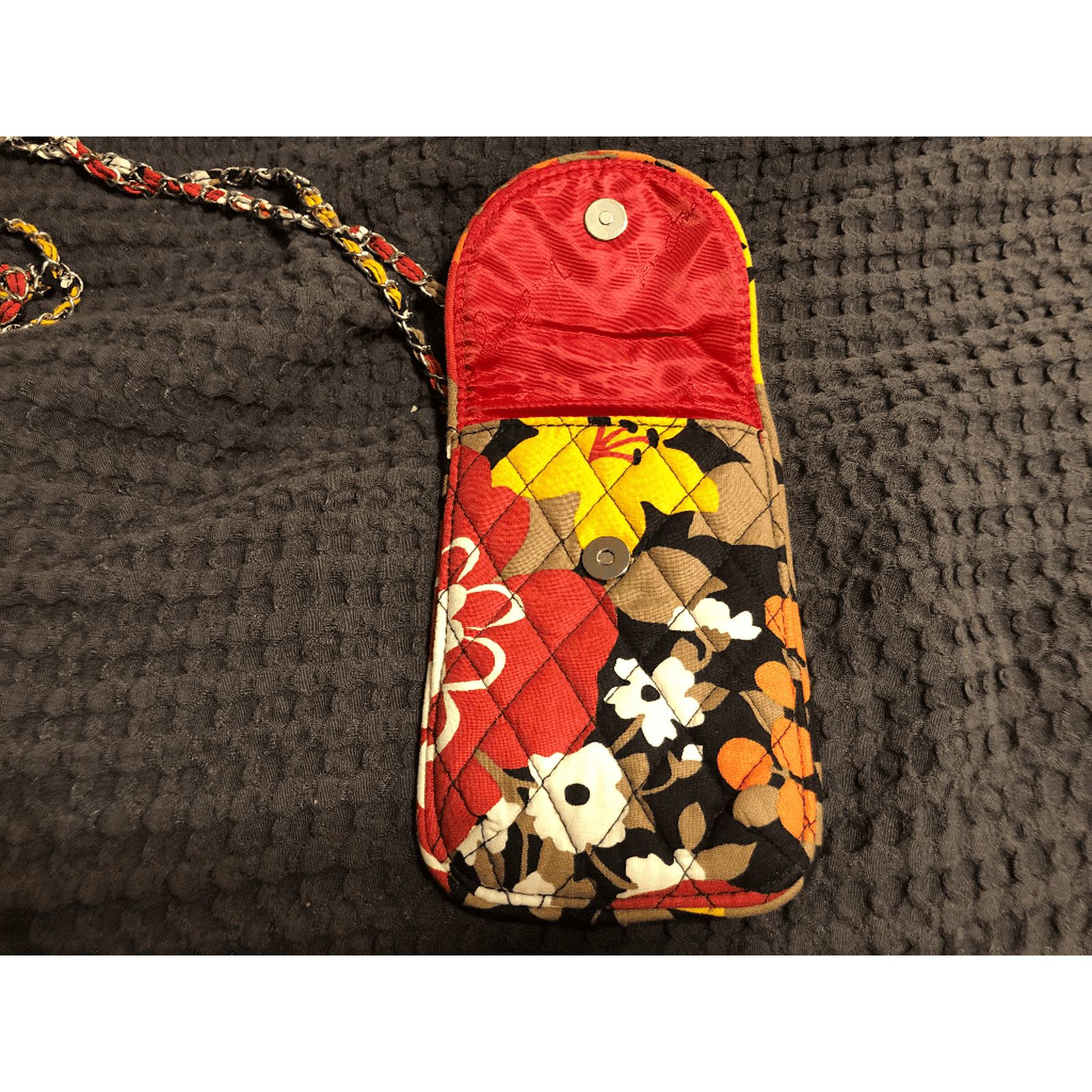 Vera Bradley VERA BRADLEY Bittersweet CELL PHONE BAG & FABRIC CHAIN Size ONE SIZE - 8 Thumbnail