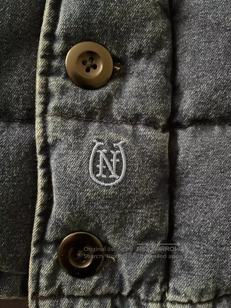 Neighborhood Neighborhood Indigo dyed down vest Size US M / EU 48-50 / 2 - 4 Thumbnail