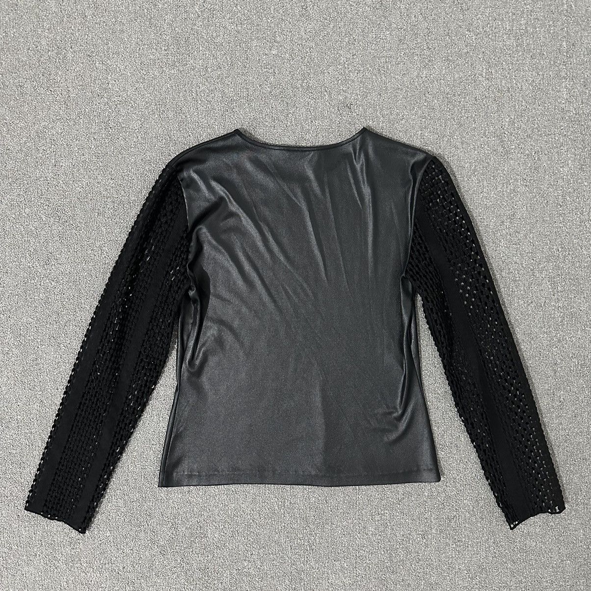 Vivienne Tam Vivienne Tam - 90s Black Mesh Arm Sleeve Size M / US 6-8 / IT 42-44 - 7 Thumbnail