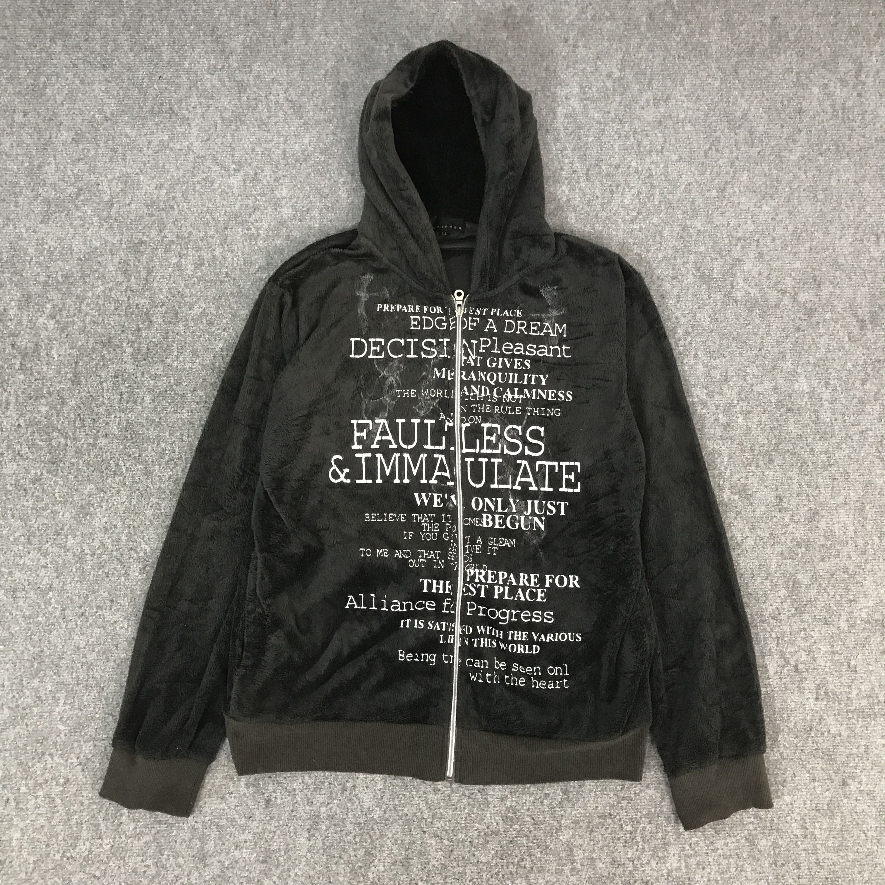 Spinash GOTHIC STYKE SPINASH JAPANESE HOODIES ZIP K64B15 Size US L / EU 52-54 / 3 - 1 Thumbnail