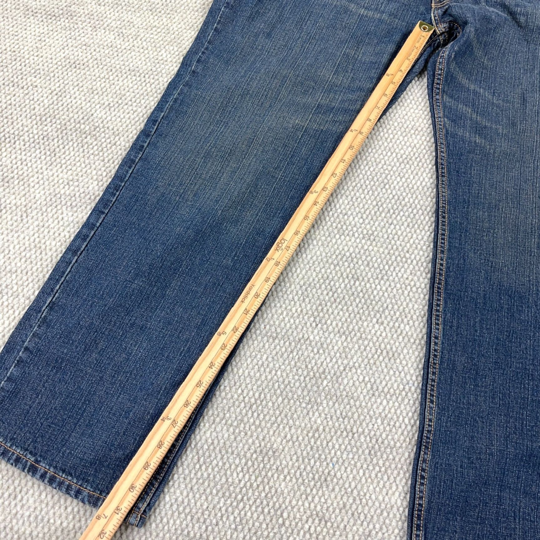 Levi's Levi's 559 Jeans Men 42x32 Straight Loose Fit Dark Wash Baggy Distressed Streetwear Size US 42 / EU 58 - 6 Thumbnail