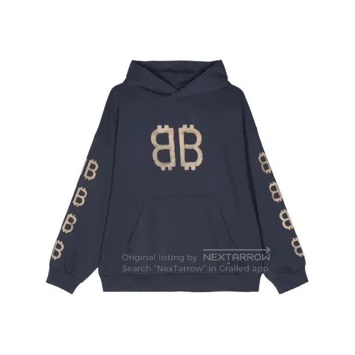 Other Balenciaga Blue Logo Graphic Hoodie for Unisex. Size US S / EU 44-46 / 1 - 1 Thumbnail
