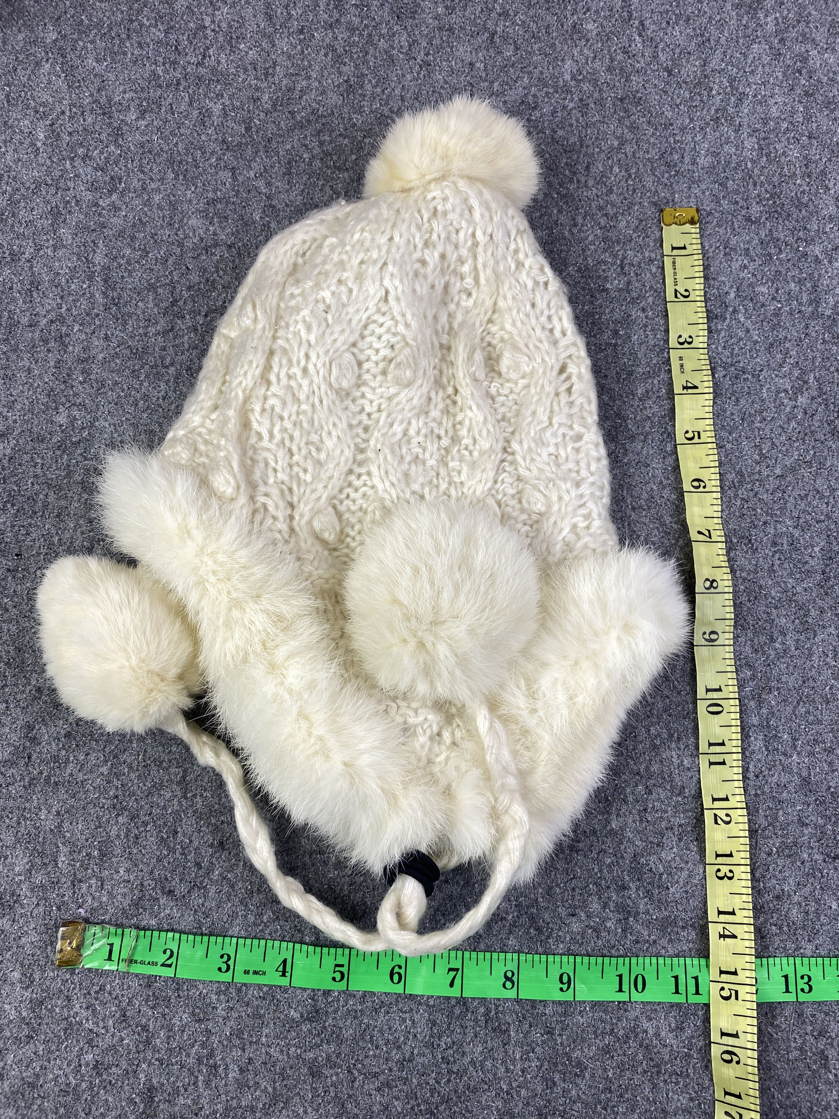 Japanese Brand Vintage Japanese Knitted Sherling Beanie / Winter Hat BA0189 Size ONE SIZE - 4 Thumbnail