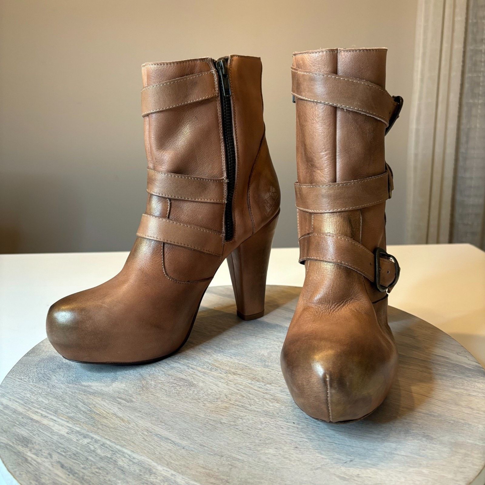 Bed Stu Bed Stu Cobbler Series Distressed Ankle Boots Women's Size 9 Size US 9 / IT 39 - 3 Thumbnail