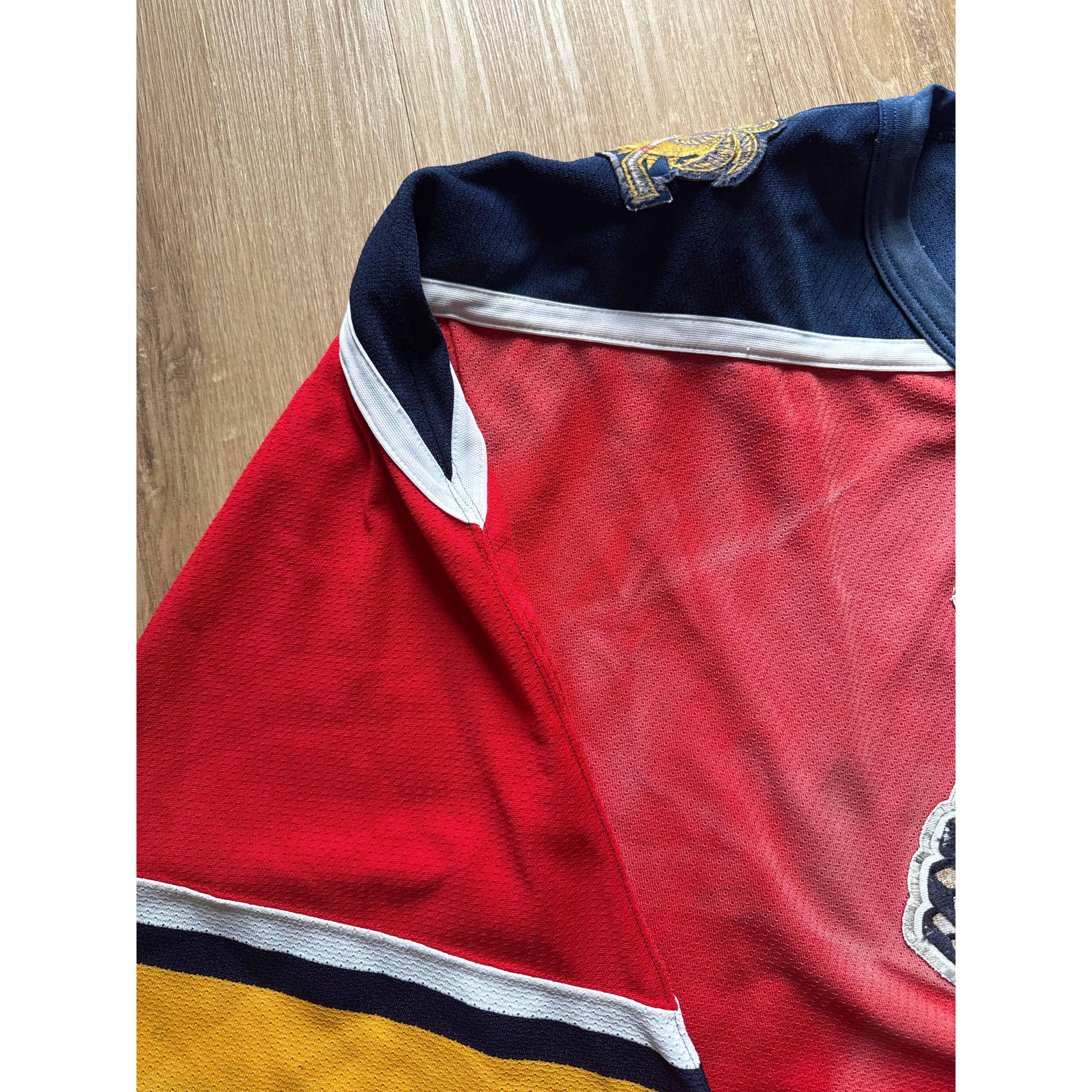 Ccm Vintage CCM Florida Panthers Sunfaded Hockey Jersey Size US XL / EU 56 / 4 - 5 Thumbnail