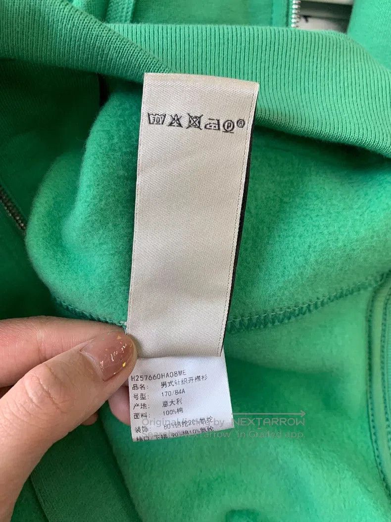 Hermes Hermes Green Hooded Zip-Up Sweatshirt Size US M / EU 48-50 / 2 - 5 Thumbnail