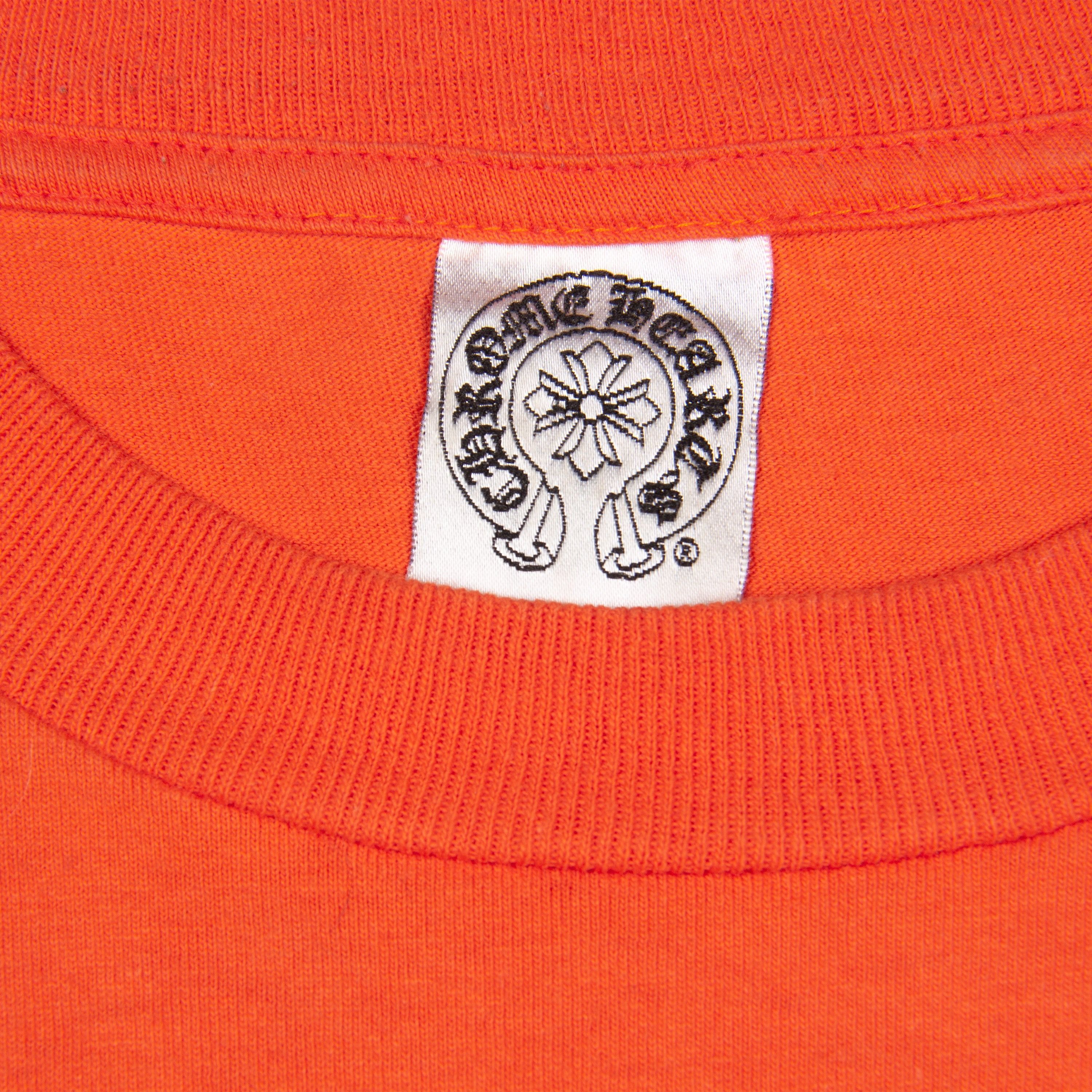 Chrome Hearts CHROME HEARTS VINTAGE ORANGE EYE CHART POCKET TEE Size US M / EU 48-50 / 2 - 4 Thumbnail