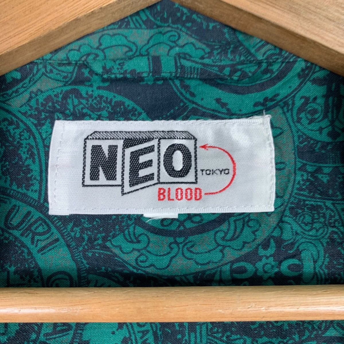 Japanese Brand NEO BLOOD TOKYO Fullprint Casual Jacket #0892-C40 Size US L / EU 52-54 / 3 - 15 Thumbnail