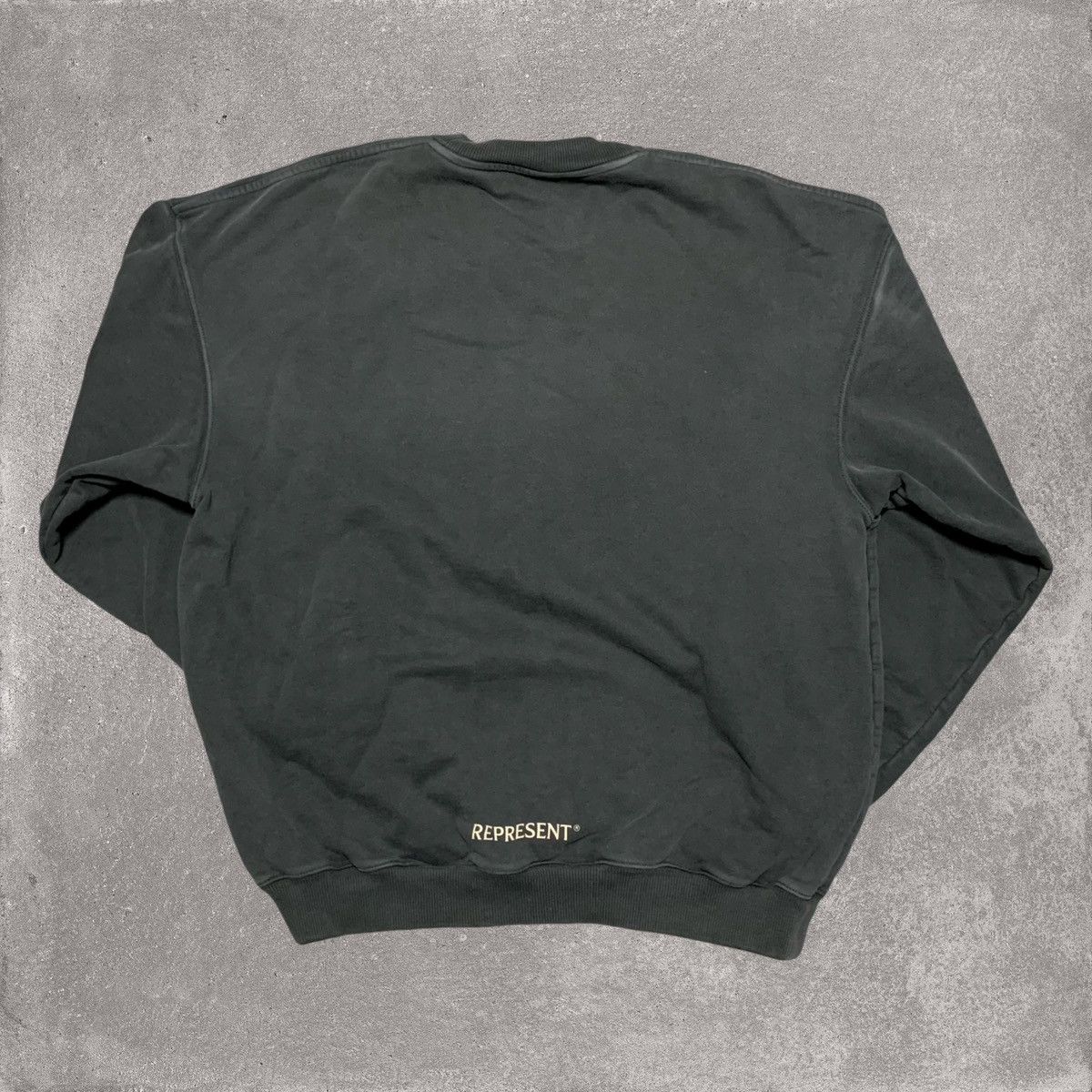 Represent Clo. Represent Large Horizons Aged Black Sweater Sweatshirt Size US L / EU 52-54 / 3 - 2 Thumbnail