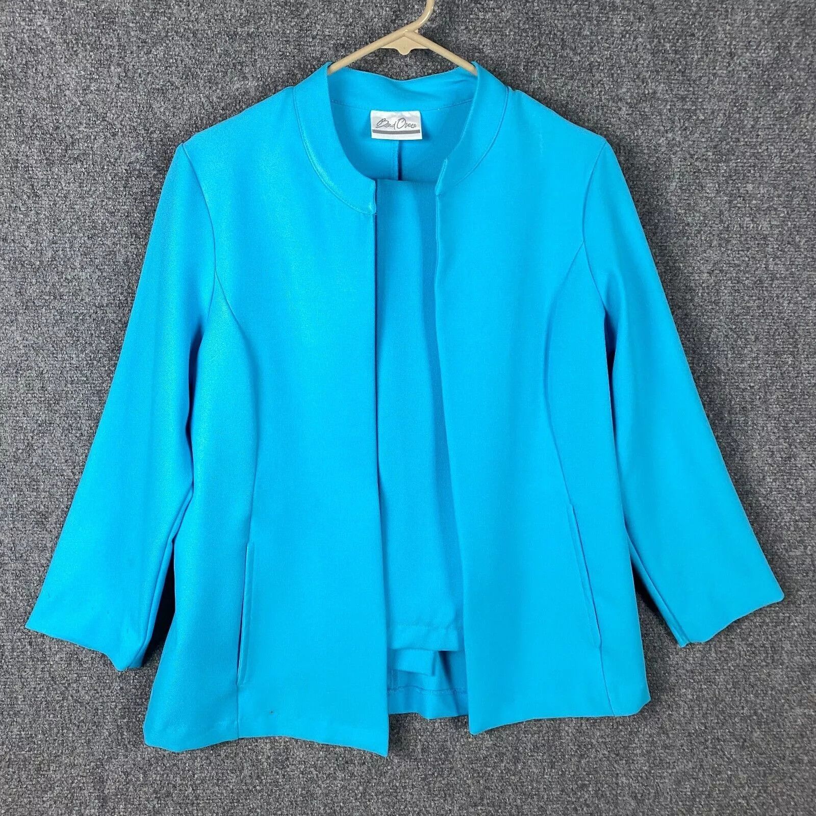 Other Ben Over Blazer Size 10 Women's Cardigan Stretch Blue Adults Size L / US 10 / IT 46 - 1 Thumbnail