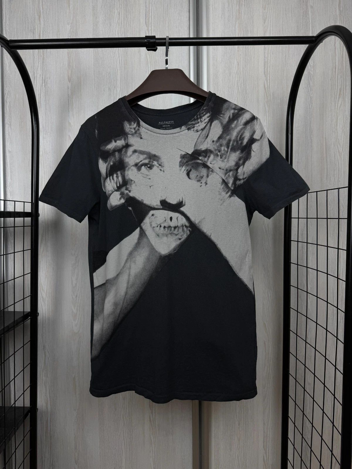 Allsaints Allsaints Process SS Band Crew Skull tee shirt Size US M / EU 48-50 / 2 - 9 Thumbnail