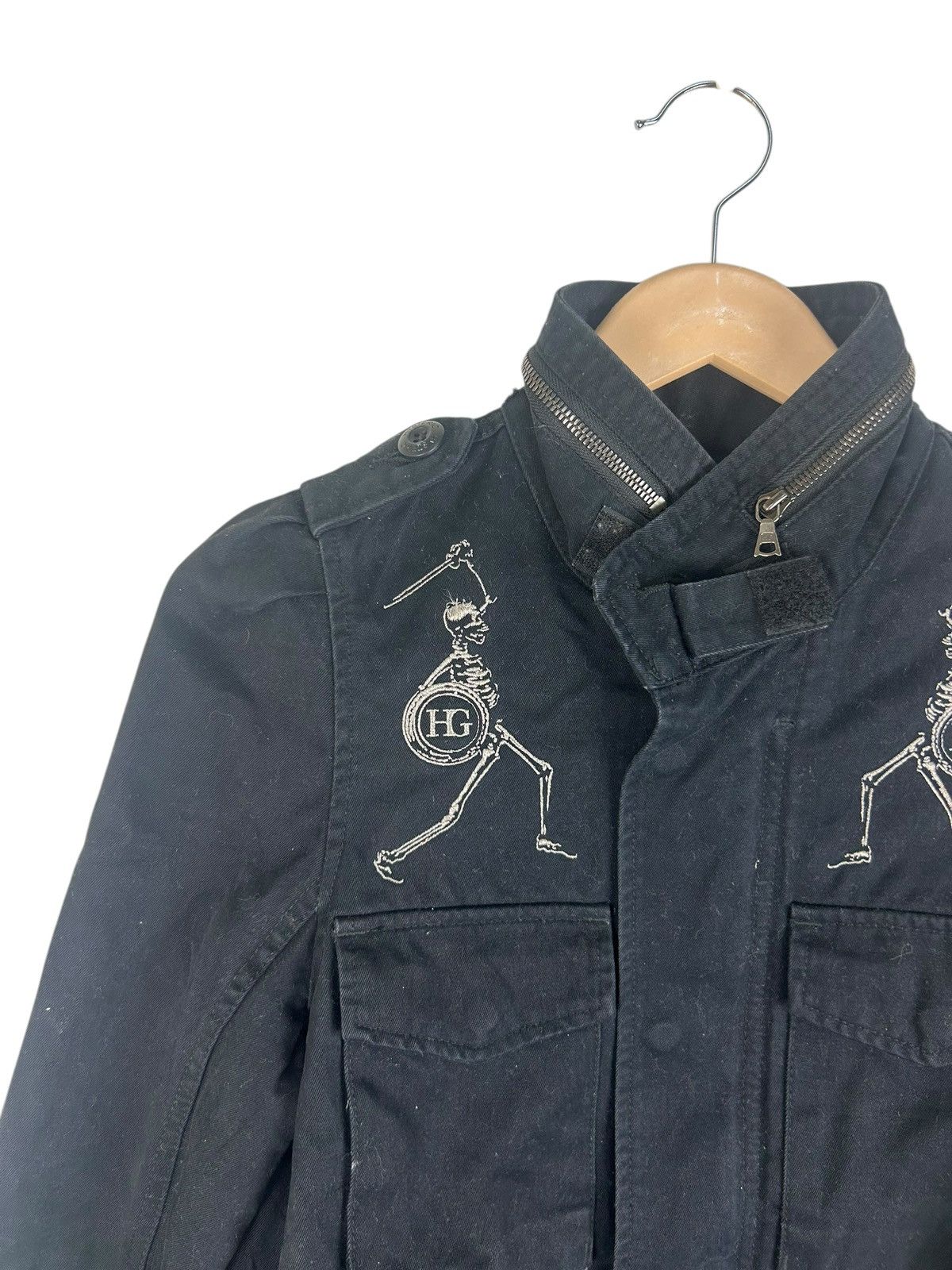 Japanese Brand Hysteric Glamour Black Punk Seditionaries Jacket/ Skull dsgn Size S / US 4 / IT 40 - 5 Thumbnail