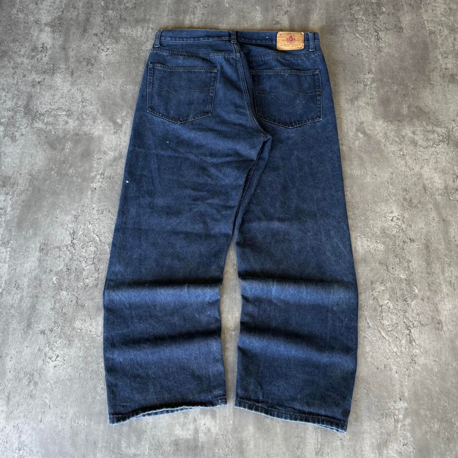 JNCO × Members Only × Vintage Vintage Y2K Baggy Wide Leg Skater Cyber Grunge Denim Jeans Size US 38 / EU 54 - 2 Thumbnail