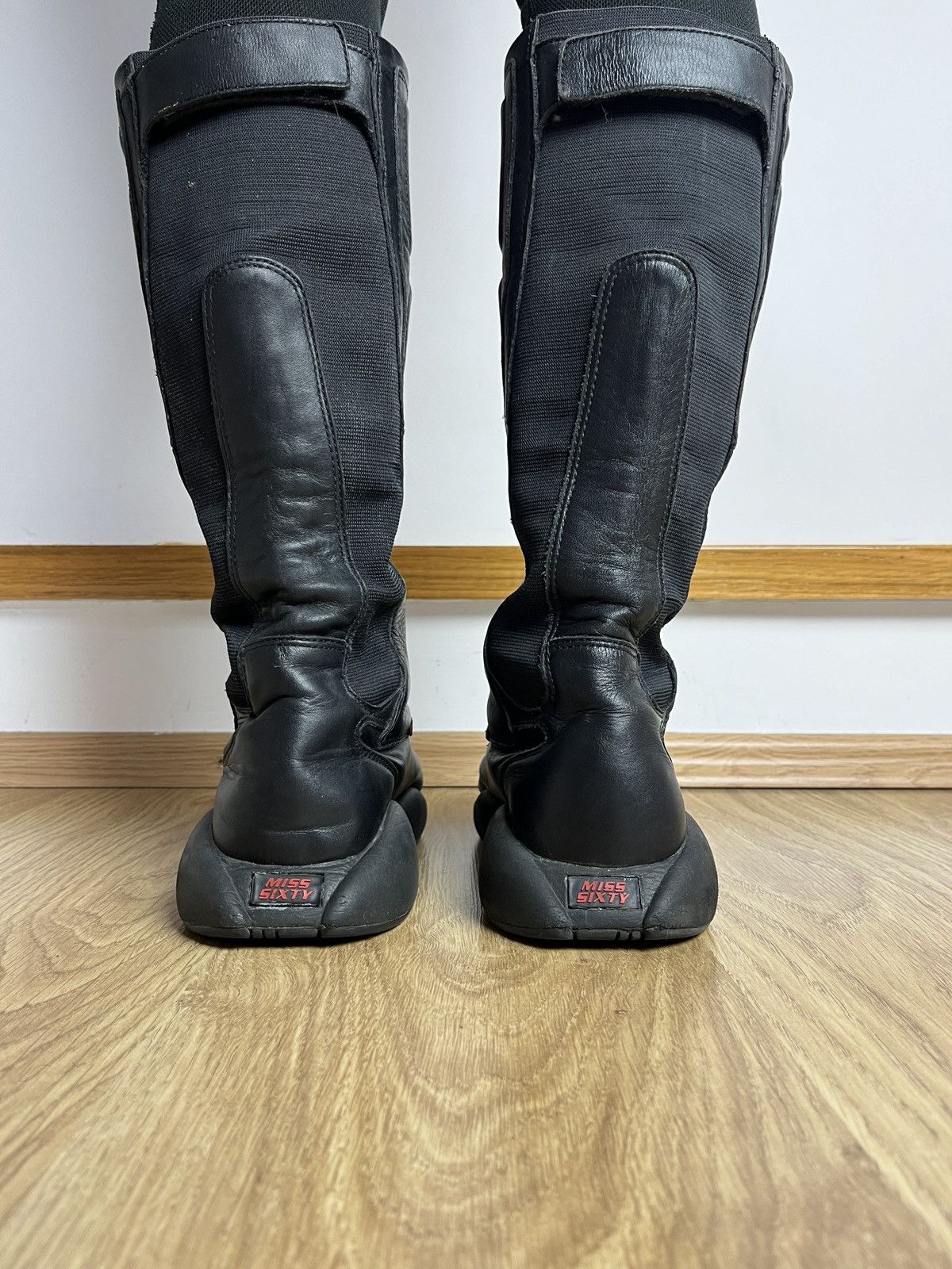 Miss Sixty Vintage Archive MISS SIXTY Grunge High Boots Avant-Garde Size US 10 / IT 40 - 6 Thumbnail